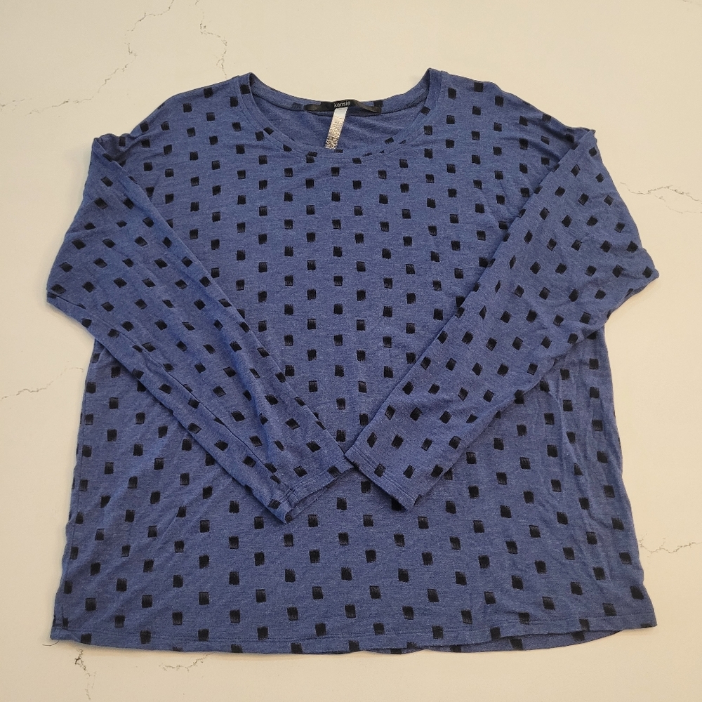 Kensie long sleeves top - women's size Large